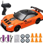 2.4G Drift Rc Car 4WD RC Drift Car Lelu Kaukosäädin GTR Malli AE86 Vehicle Car RC Kilpa-autolelu lapsille Joululahjat