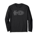 Star Trek: Voyager Schematic Long Sleeve T-Shirt