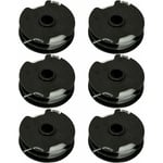 Start - Lot de 6 Lot de 6 bobines de rechange pour débroussailleuse sans fil Convient aux tondeuses Bosch bosch art 23/26 sl