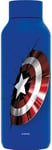 Quokka Bouteille isotherme en acier inoxydable Solid Ultramarine 510 ml Captain America