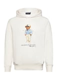 Polo Bear Fleece Hoodie Tops Sweat-shirts & Hoodies Hoodies White Polo Ralph Lauren