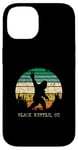 iPhone 14 Black Kettle OK Sasquatch Peace Sign Bigfoot Design Case