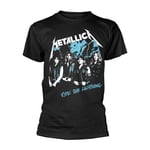 METALLICA - VINTAGE RIDE THE LIGHTNING BLACK T-Shirt Large