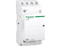 Schneidere Acti9 Ictk50-25-40-230 Modulär Kontaktor 25A 4No 50Hz 220/240 Vac Schneider Icke-Förlängningsbar Hjälpkontaktor A9c40425