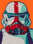 Komar Star Wars Mandalorian Pop Art Stormtrooper WB-SW-018-30x40 cm - Baby Yoda - Décoration murale - Poster - Impression d'art - Dimensions : 30 x 40 cm - Sans cadre - Multicolore