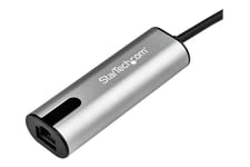 StarTech.com USB 3.0 Type-C till 2,5 Gigabit Ethernet-adapter - 2.5GBASE-T - nätverksadapter - USB-C - 10M/100M/1G/2.5 Gigabit Ethernet x 1 + USB 3.0