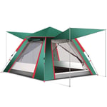 Nologo CKQ-KQ Tente de camping en plein air facile à monter pour 4 personnes, famille pour le camping, la randonnée 240 x 240 x 154 cm