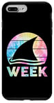 Coque pour iPhone 7 Plus/8 Plus 2024 Week Retro Shark Fin Lover Sea Ocean Animal Summer Trip