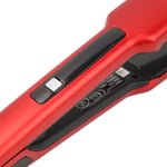 Hair Curler 2 In 1 Electric Curling Iron Straightener Waver Quick Heating(Red )