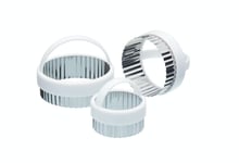 KitchenCraft Set of Three Fluted Pastry Cutters