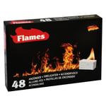 Allume-Feu Flames En Petits Cubes pour Allume Le Feu Cheminée Barbecue Gant Gril