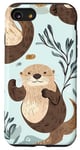 Coque pour iPhone SE (2020) / 7 / 8 Peluche loutre de mer fantaisiste