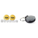 Yale IA-340 Security System, White & AC-KF Sync Alarm Key Fob- Sync Smart Home Alarm - 200 m range - Works with Alexa, The Google Assistant - Philips Hue