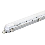 Kit de Réglette LED IP65 + Tube Néon LED 120cm T8 18W - Blanc Neutre 4000K - 5500K - SILAMP