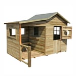 Soulet Hacienda Wooden Childrens Playhouse 8 x 6 Pressure Treated