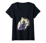 Womens Gustav Klimt The Maiden Painting V-Neck T-Shirt