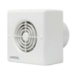 Manrose CF100T Centrifugal Extractor Fan 100 mm / 4 Inch (Timer)