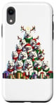 Coque pour iPhone XR Christmas Tree Samoyed Dog Sammies