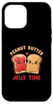 Coque pour iPhone 12 Pro Max Couples assortis au beurre de cacahuète Jelly Time