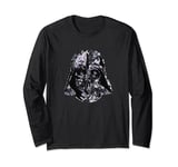 Star Wars Darth Vadar Floral Helmet Long Sleeve T-Shirt