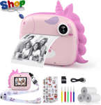 Kids  Camera  Instant  Print ,  Digital  Camera  for  Kids  with  No  Ink  Print