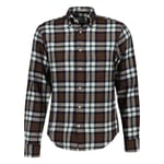 GANT Regular Fit Flannel Plaid Shirt Herr