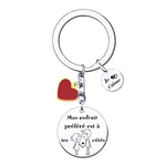 MNBVBV Porte clef Couple Cadeau Anniversaire Femme Cadeaux Anniversaire Femme Cadeau Homme Amour Idee Cadeau Couple Cadeau Amoureux pour Homme Cadeau de la Saint-Valentin Cadeau Copine