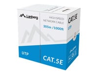 Lanberg - Samlet Kabel - 305 M - 5 Mm - Utp - Cat 5/5E - Solid, Innendørs - Oransje, Ral 1028