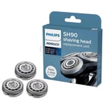 3Pcs Philips SH90 Shaver Replacement Heads Foil Cassette for Series 9000 NEW