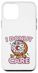 Coque pour iPhone 12 mini I Donut Care Sad Dessin animé Donut drôle Donne abandonné