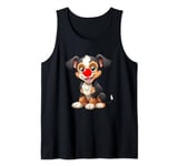 Red Dog Nose Funny Day 2024 Red Dog Nose Cute Dog for Kids Tank Top