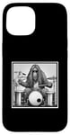 Coque pour iPhone 15 Sasquatch Bigfoot Musique Drums Batteur Band Cadeau Graphique