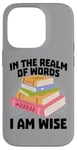 Coque pour iPhone 14 Pro Lecteur de livres pour enfants, bibliothèque, livres