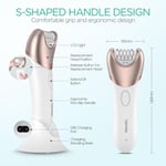 Epilator for Women Cordless and Rechargeable, Epilator Hair Removal 30 Tweezers