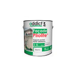 Peinture Mat pour façade à base de résine Pliolite 2,5 L - Blanc - ADD111925 - Addict