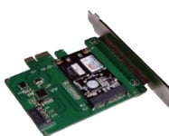 mSATA SSD PCIe expansionskort, 6 Gbps, grön