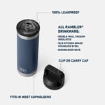 Yeti Rambler Bottle Chug Cap - Gourde isotherme Black 18 oz (532 ml)