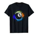 8-Ball Eight-Ball Pool Billiards Snooker T-Shirt