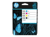 HP 6ZC72AE 934/935 Original Ink Cartridges, Black/Cyan/Magenta/Yellow, Multipack