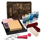 Speedball Deluxe Block Printing Fabric Kit, Includes All Tools To Get Started With Block Printing Lino Cutting, Super Kit