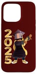 Coque pour iPhone 15 Pro Max DABBING ÉTUDES BACHELOR MASTER 2025 FIN DE SCOLARITÉ