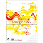 Kollegieblock A4, rutat, 60g, 10st 10st