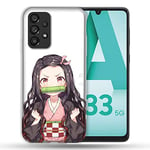 Coque pour Samsung Galaxy A33 5G Manga Demon Slayer Nezuko