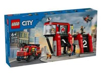 Lego City 60414 Caserne et Camion de pompiers - Secours, Intervention - Vehicule