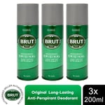 Brut Original Men's Deodorant Body Spray with Distinctive Fragrance, 200ml