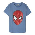 T-Shirt Manches Courtes Single Jersey SPIDER-MAN BLEU - 4 Ans | ENFANT CERDÀ