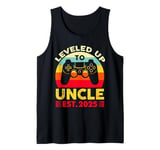 I Leveled Up to Uncle 2025 I'm Going to Be Uncle 2025 Gamer Tank Top