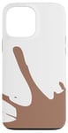 Coque pour iPhone 13 Pro Max Mousse moka couleur de l'année 2025 avec motif Splat