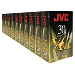 10 x JVC XG 30 Minute Super VHS-C SVHS-C Compact Camcorder Video Tape Cassette