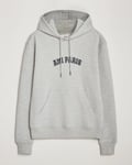 AMI Paris Logo Hoodie Heather Ash Grey